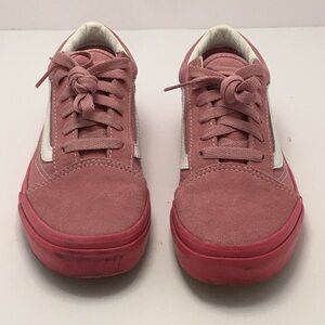Baskets Old Skool Rose Pink Suede VANS Girls Shoes Size 2.0 Kids PO#4200342411